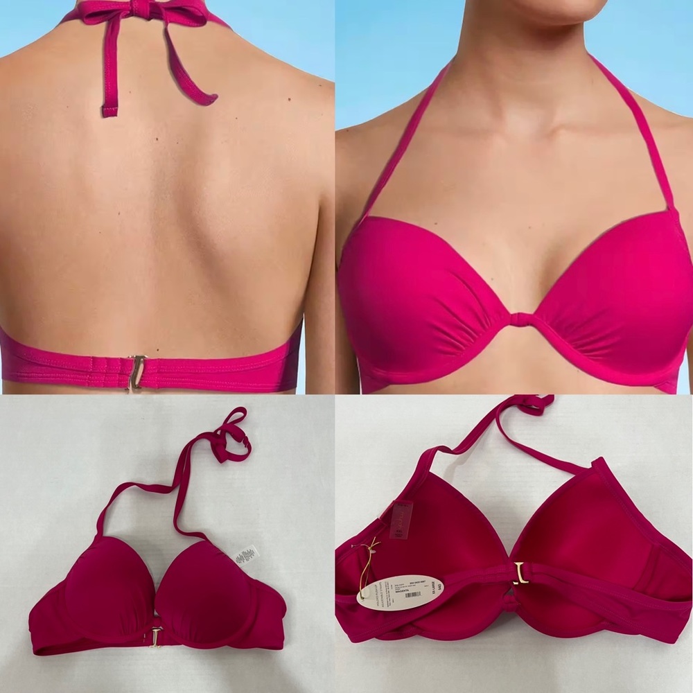 Mynah NWT Sz XXL  Magenta Bra Bikini Swimsuit Top